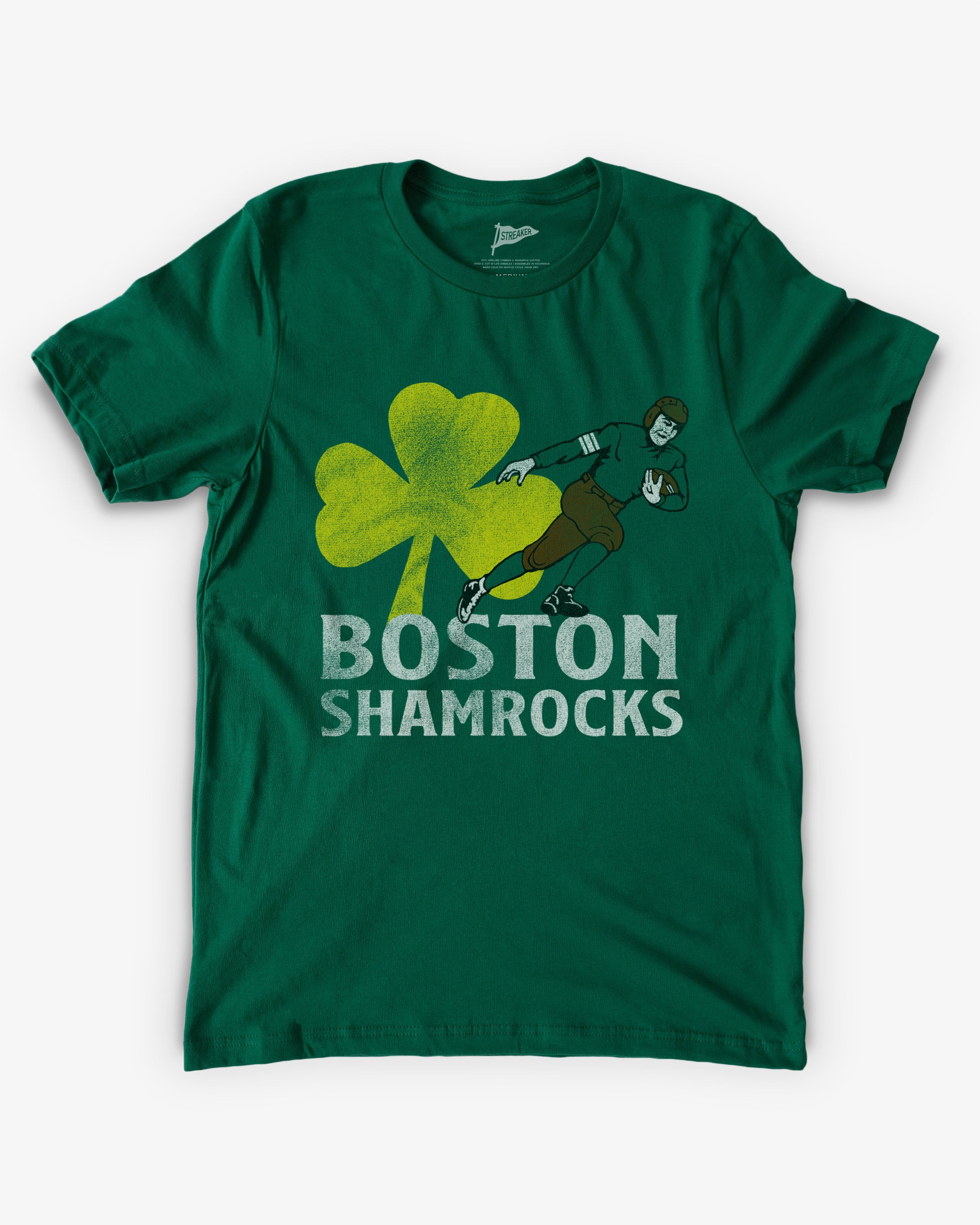 1936 Boston Shamrocks Football Tee | AFL Championship Heritage