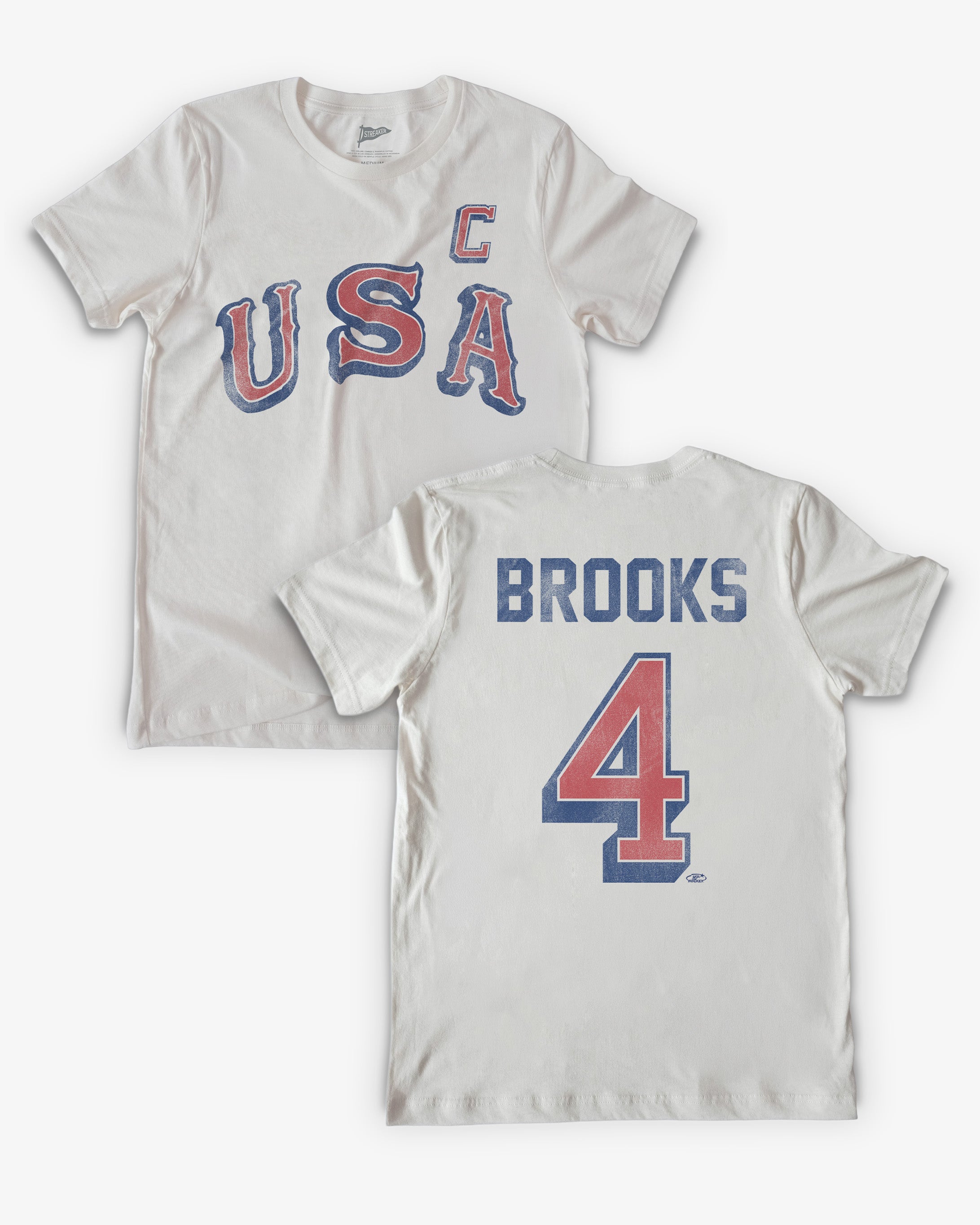 Streaker Sports 1968 Herb Brooks Jersey Tee: Vintage Tribute to