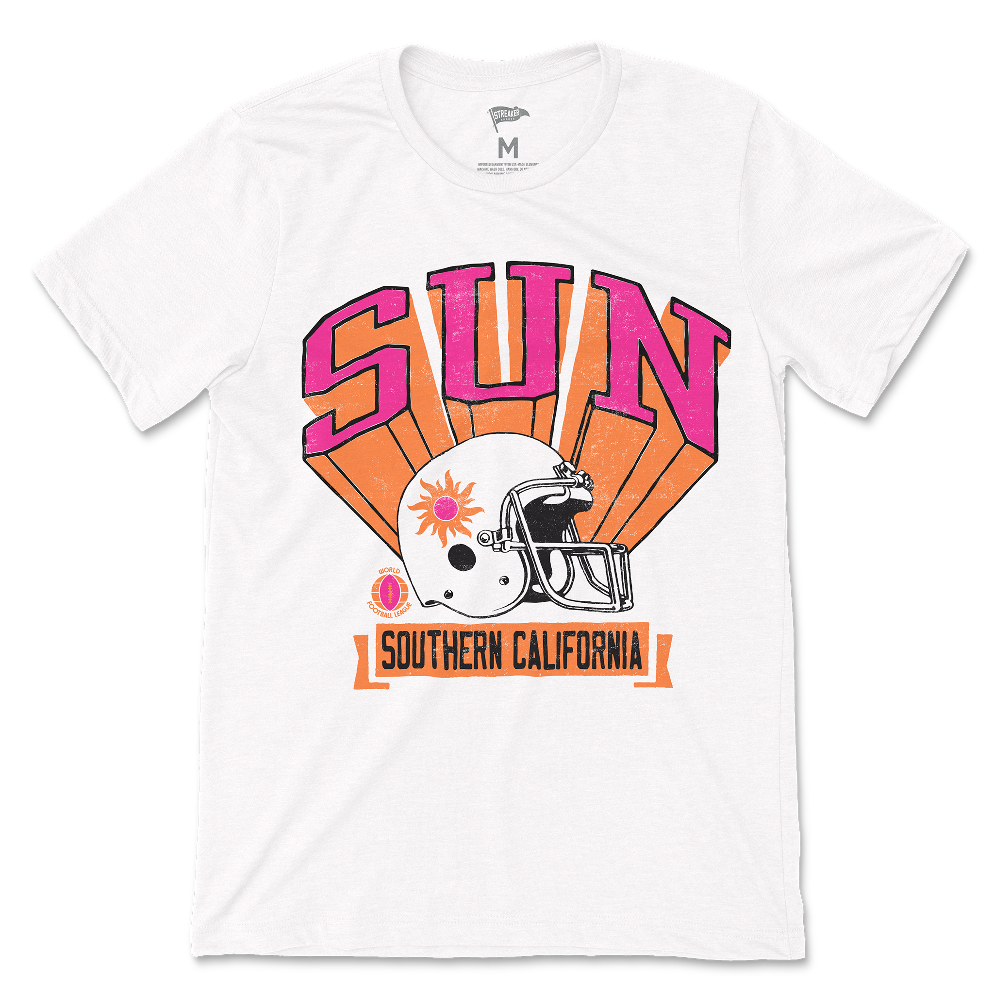 1974 Southern California Sun Retro Helmet Tee – Streaker Sports