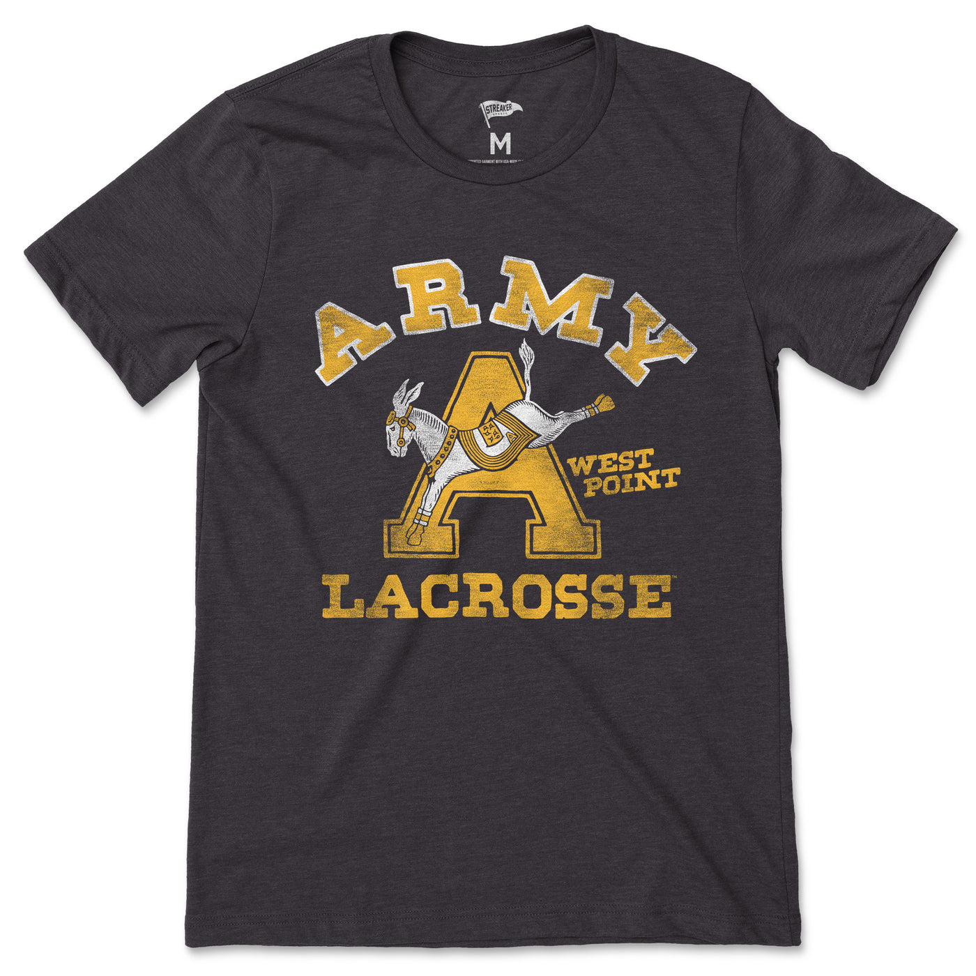 Army Vintage Lacrosse Tee - Streaker Sports