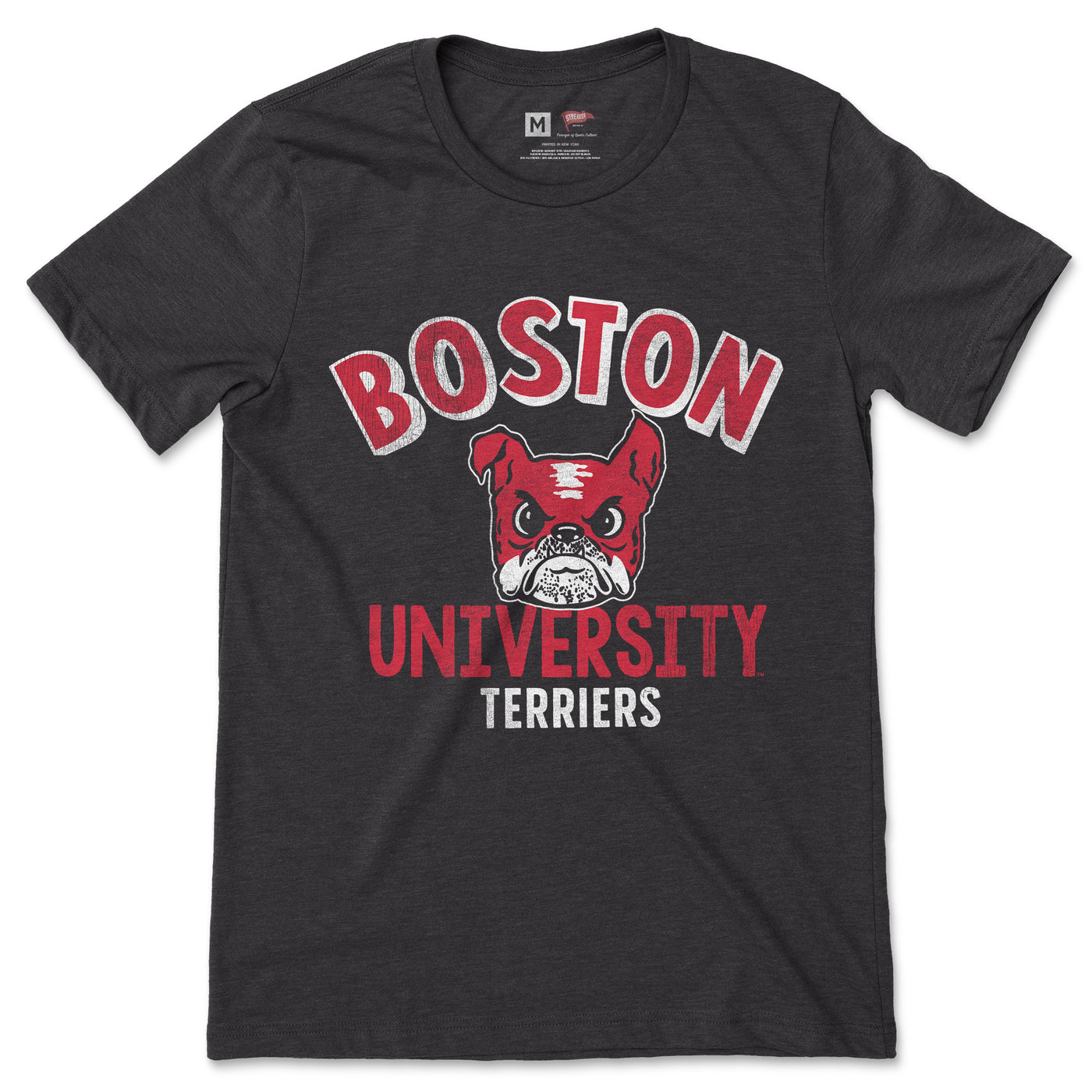 Boston University Vintage Terrier Spirit Tee - Streaker Sports