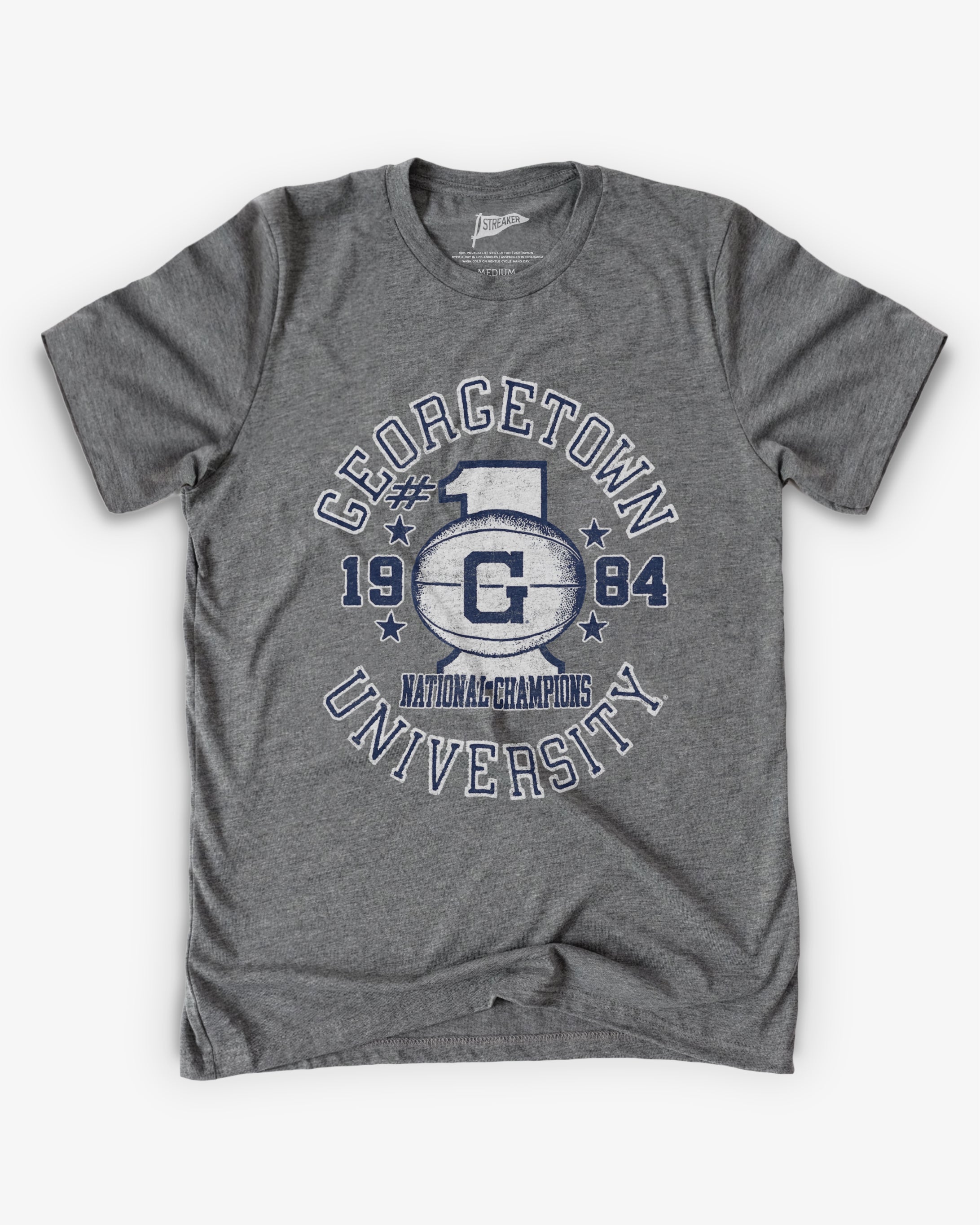 Georgetown Vintage Basketball 1984 National Champions Tee