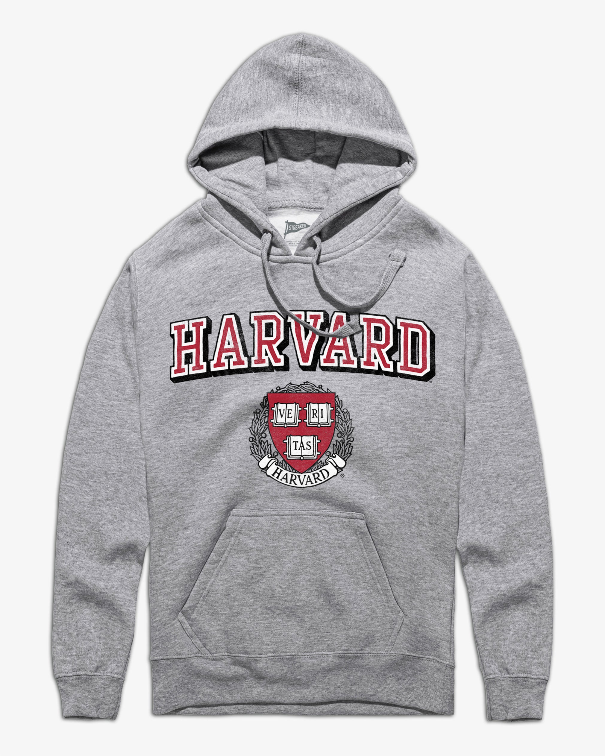 Streaker Sports Harvard Vintage Wordmark Hoodie | Iconic 80s Style 