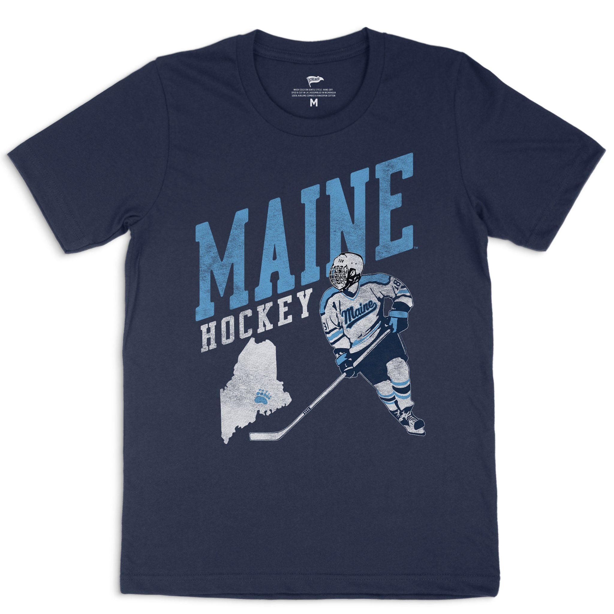 T-shirt Vintage Soffe Utah Grizzlers Hockey Années 90 Taille M Gris - Occasion Très Bon état