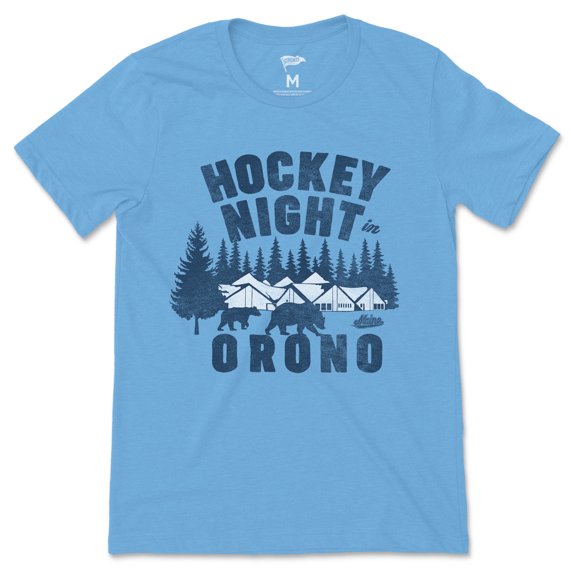 Minnesota Moose Retro Hockey T-Shirt – Defunct IHL Team – St. Paul – Gray – S To 4XL