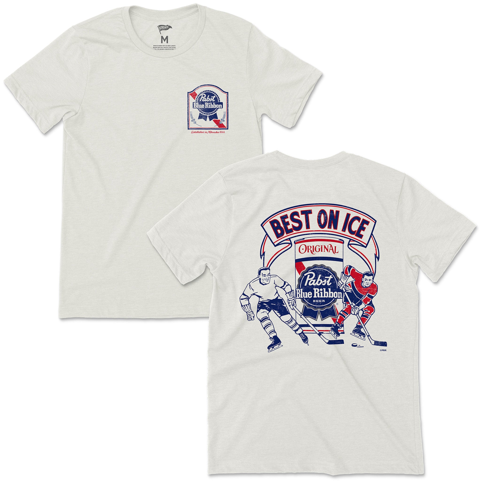 Pabst Blue Ribbon Vintage Best On Ice Tee – Streaker Sports