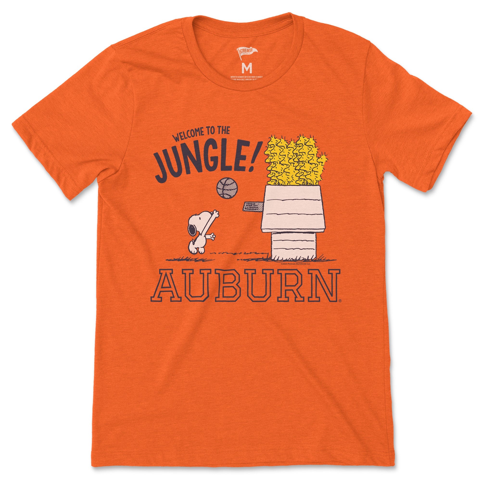 Peanuts x Auburn Welcome to The Jungle Tee | Vintage Snoopy Shirt – Streaker Sports XX-Large, image size:2000x2000