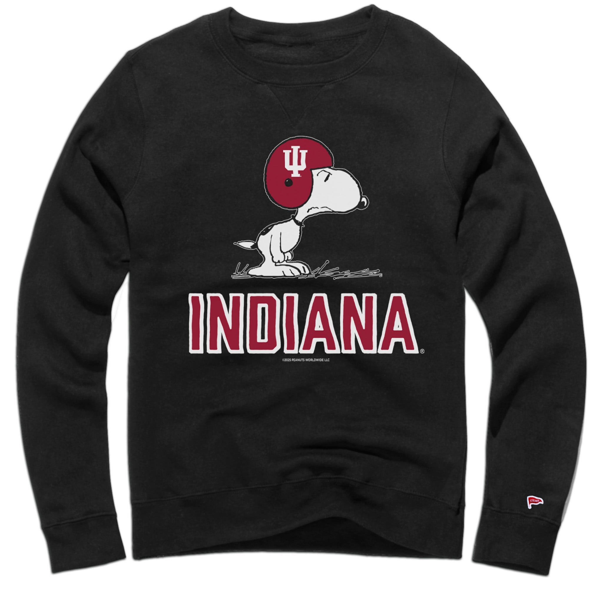 Peanuts Indiana Football Crewneck Sweatshirt | Streaker Sports