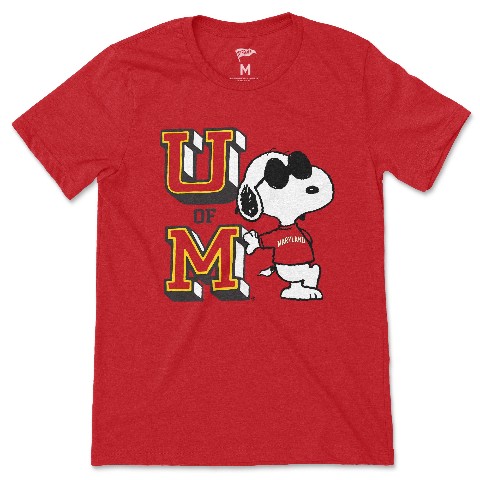 Streaker Sports Peanuts x Maryland Joe Cool Tee: Vintage Snoopy 