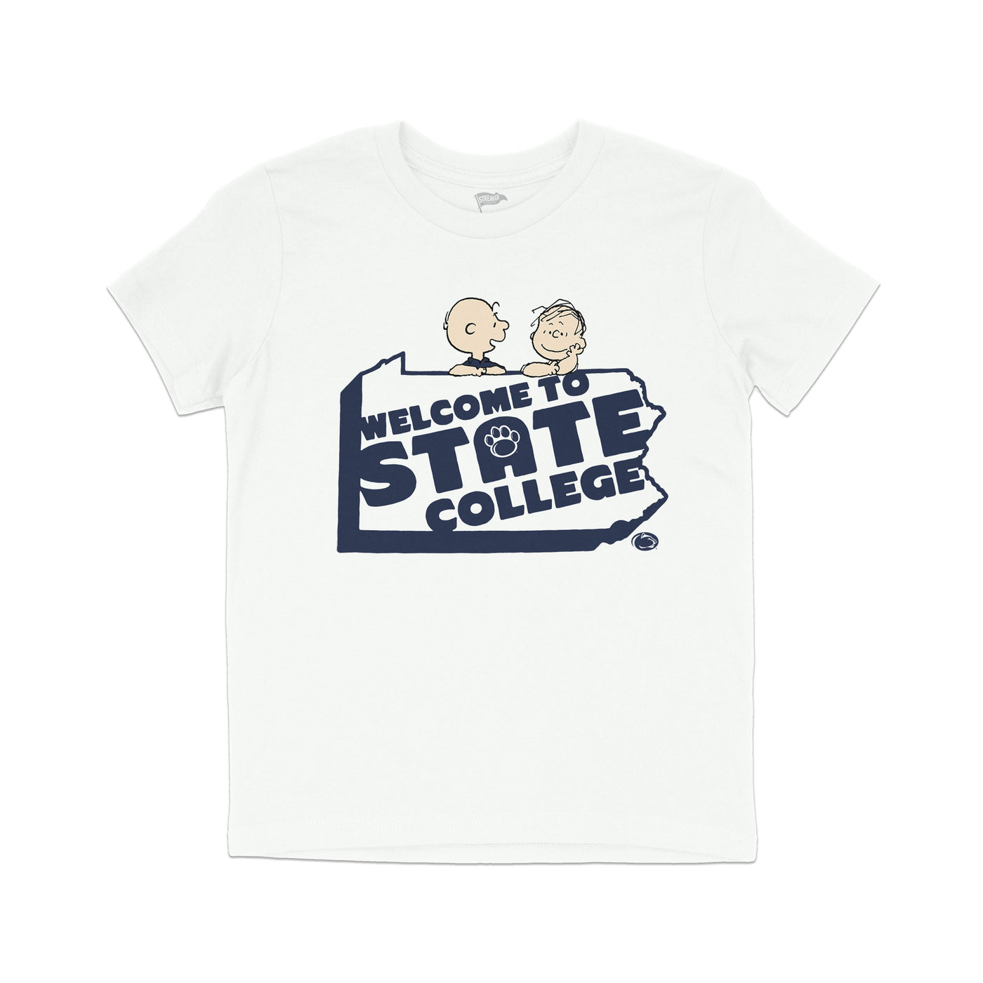 Peanuts x Penn State Welcome to State College Youth Tee - Streaker Sports