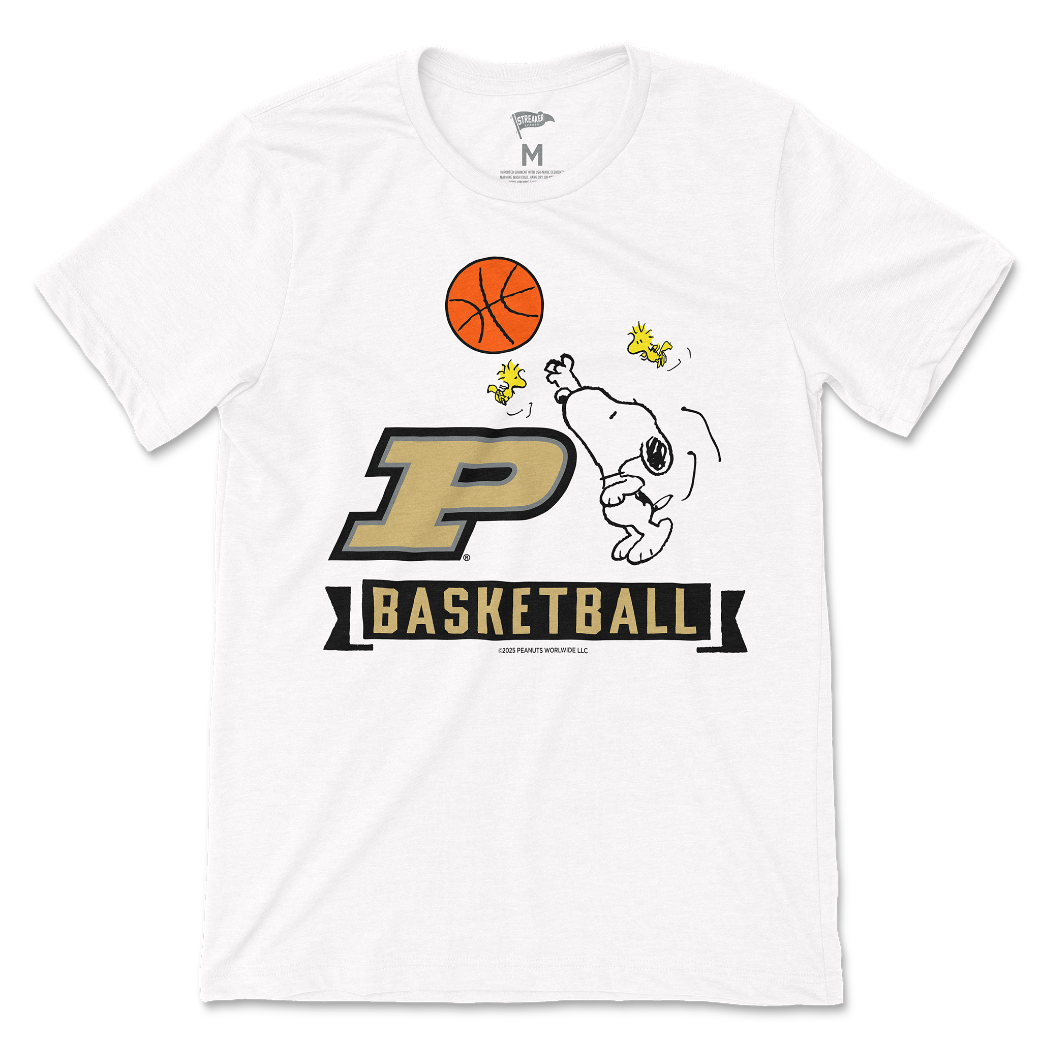 Champion RW 90’s Purdue×Peanuts-Gr/L Peanuts Purdue Basketball Tee | Streaker Sports