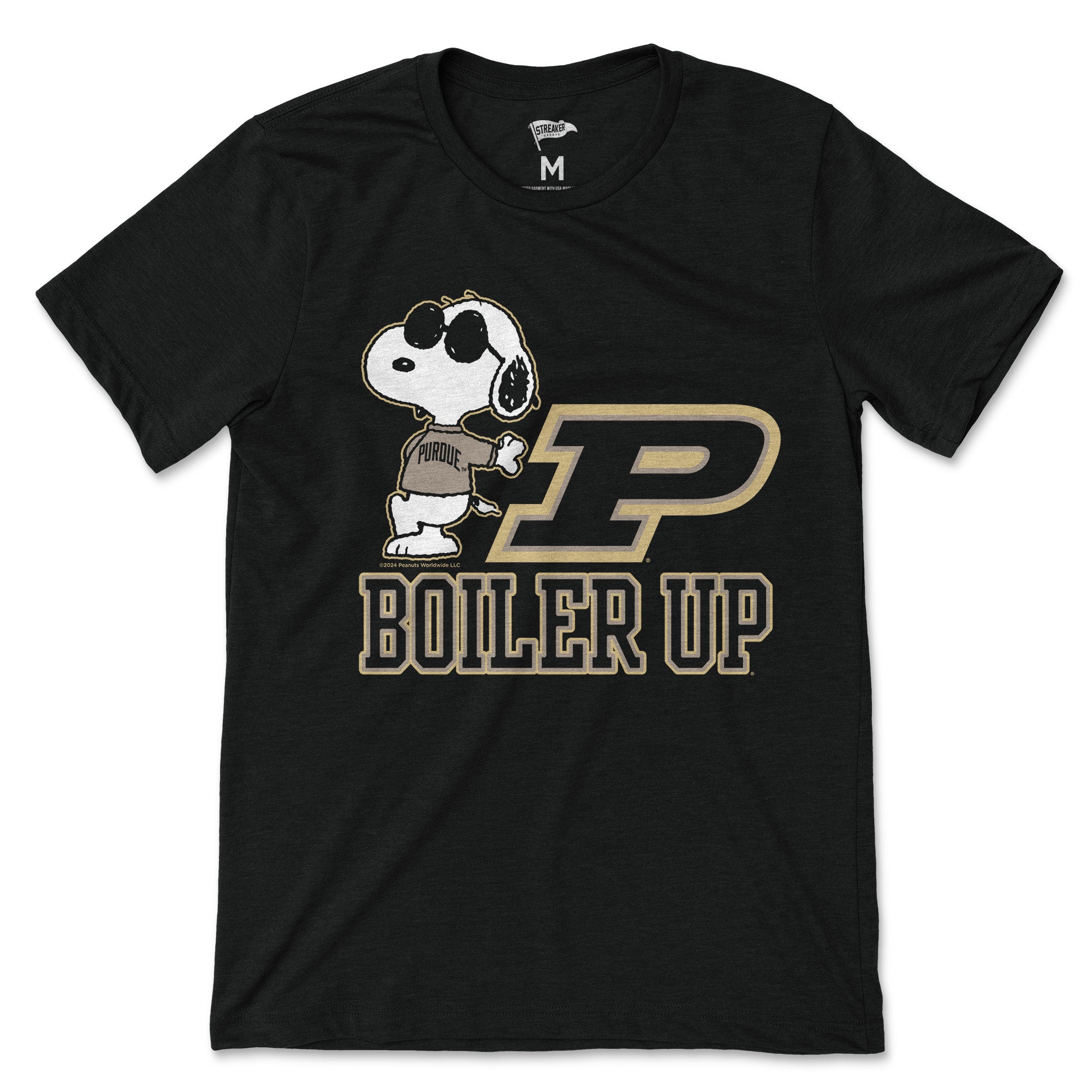 Peanuts x Purdue Joe Cool Tee – Streaker Sports