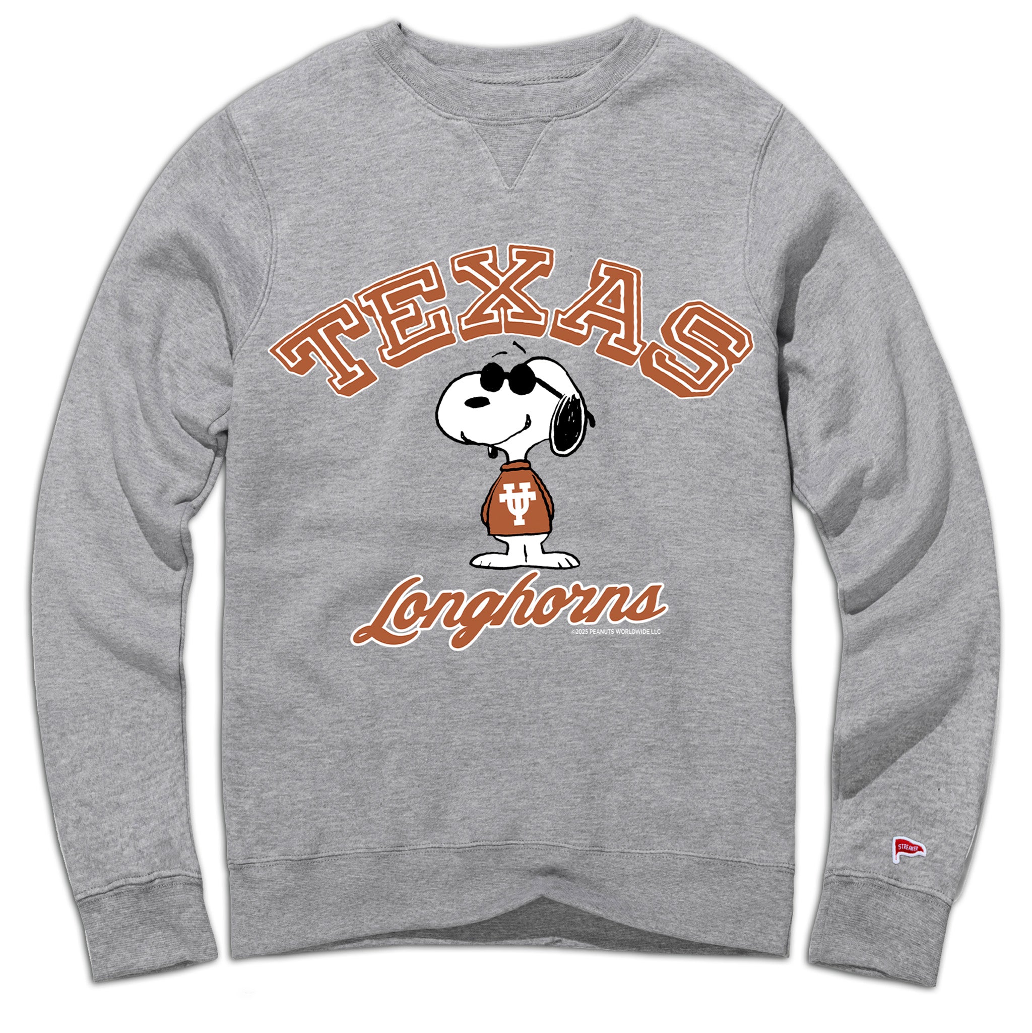 Peanuts College Crewneck Sweatshirt | Streaker Sports