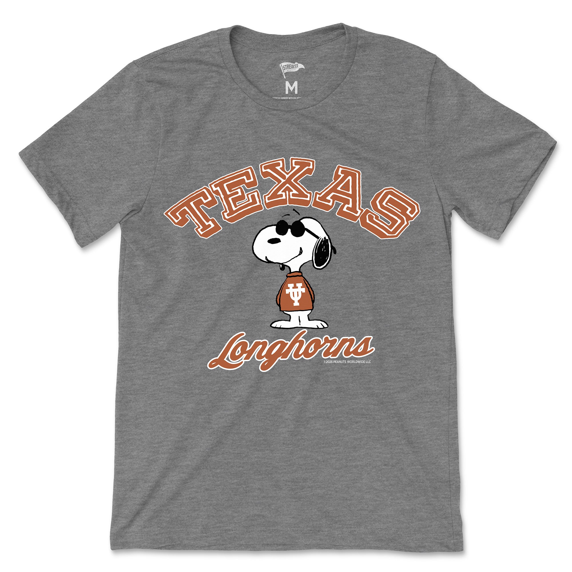 Peanuts x Texas Joe College Tee – Streaker Sports
