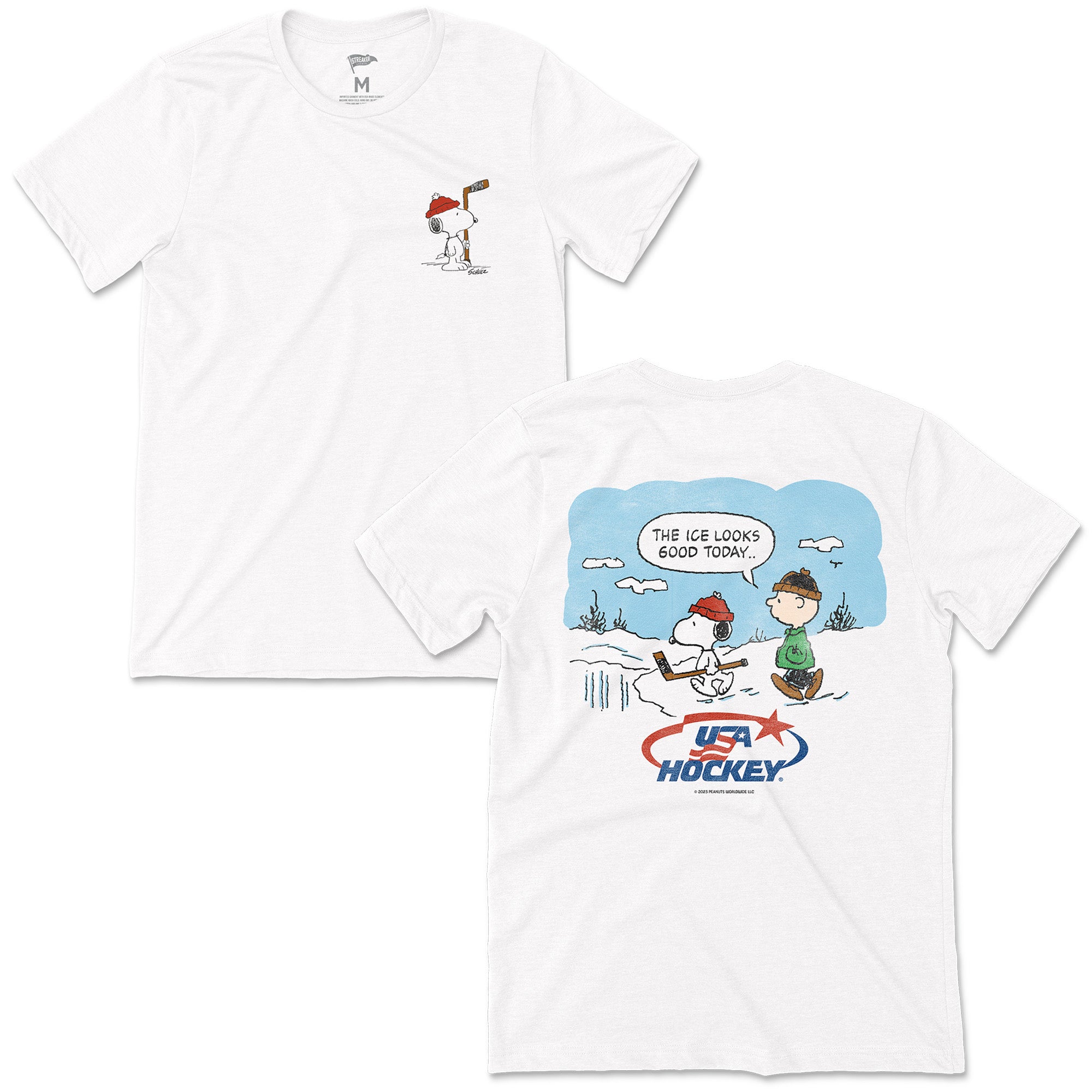 Limited Edition Peanuts x USA Hockey Tee The Ultimate Ode to Hockey