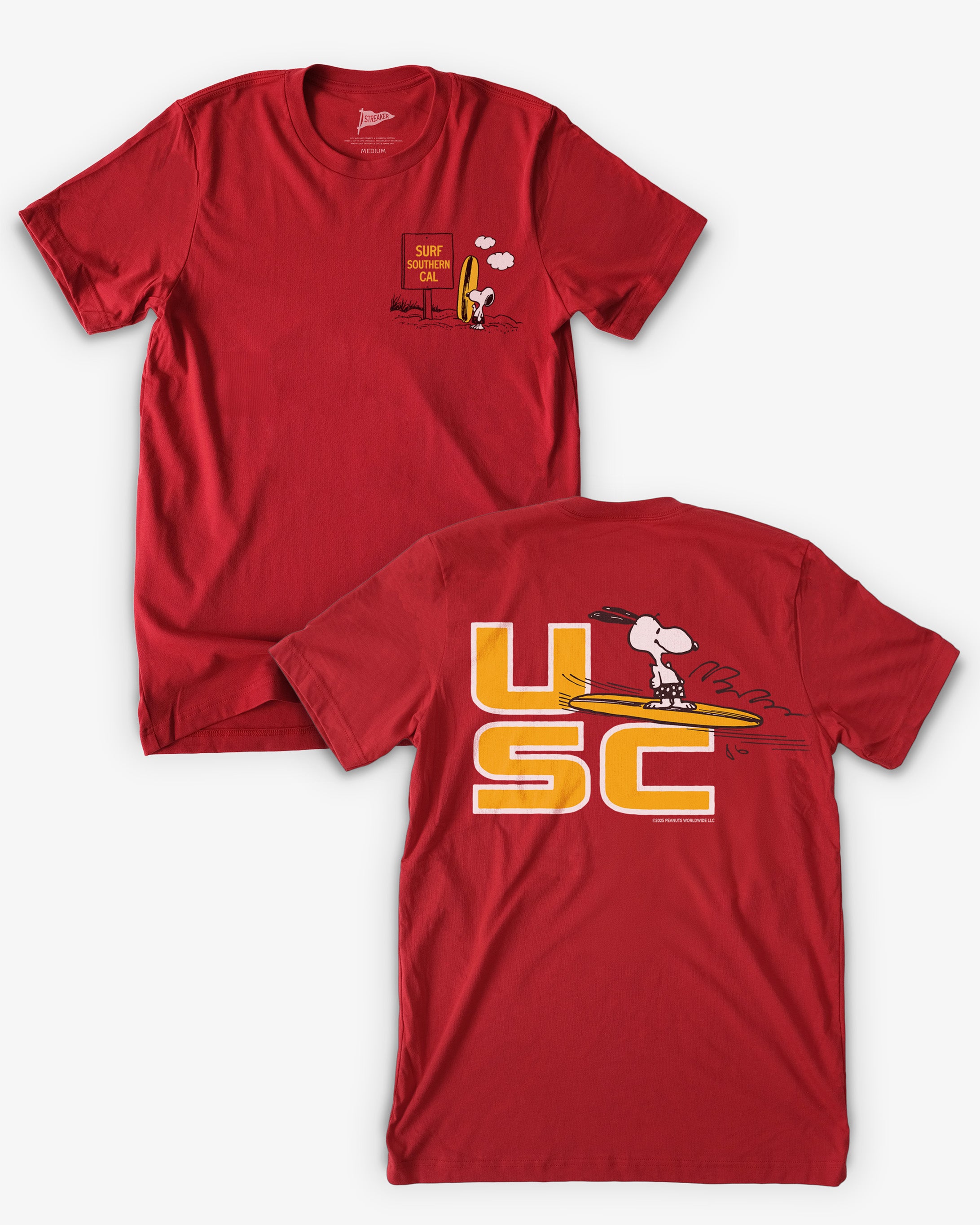 Peanuts USC Surf T-Shirt | Streaker Sports