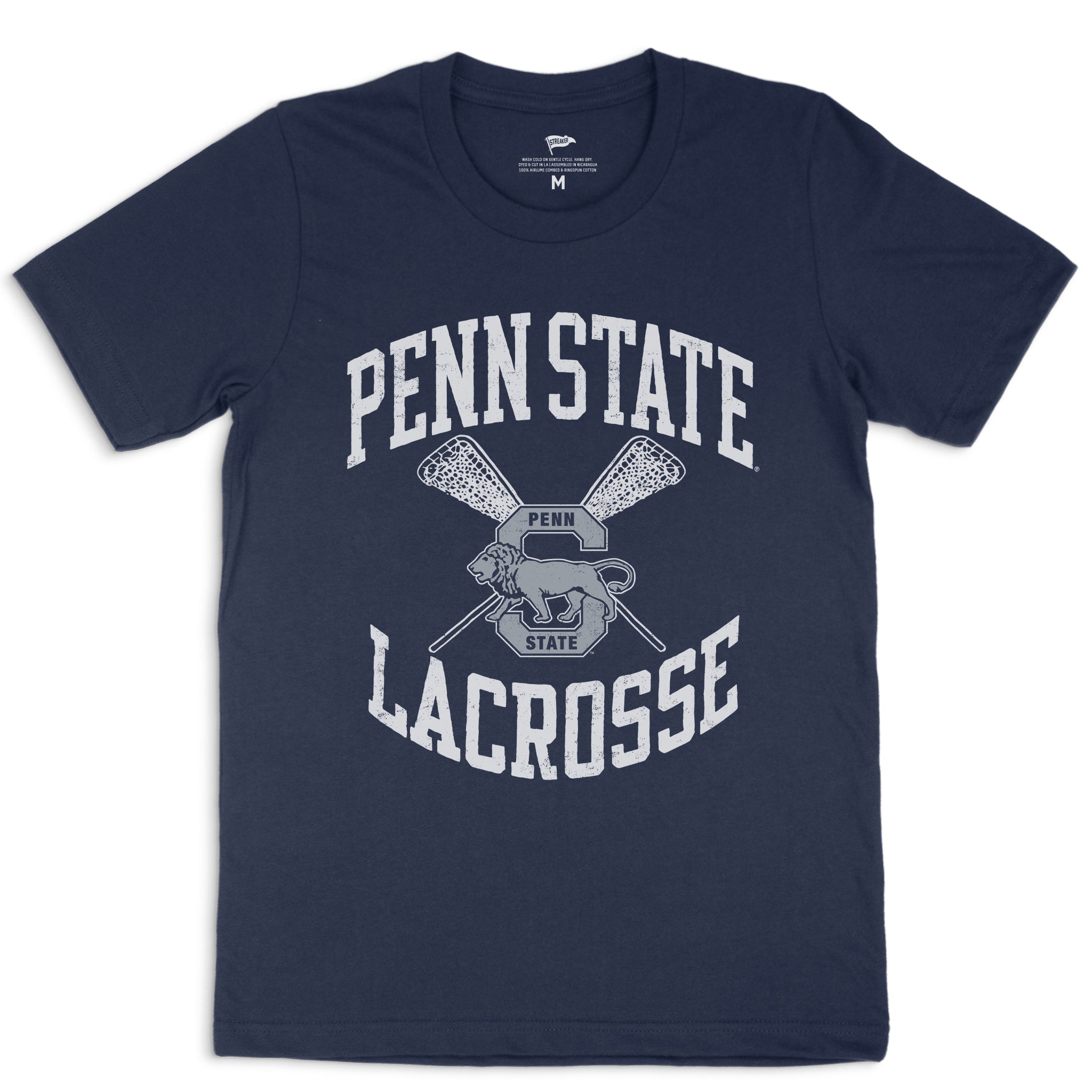 新品未使用! 1974 Penn State University2026 Penn State Vintage Lacrosse Tee | College Vault Exclusive