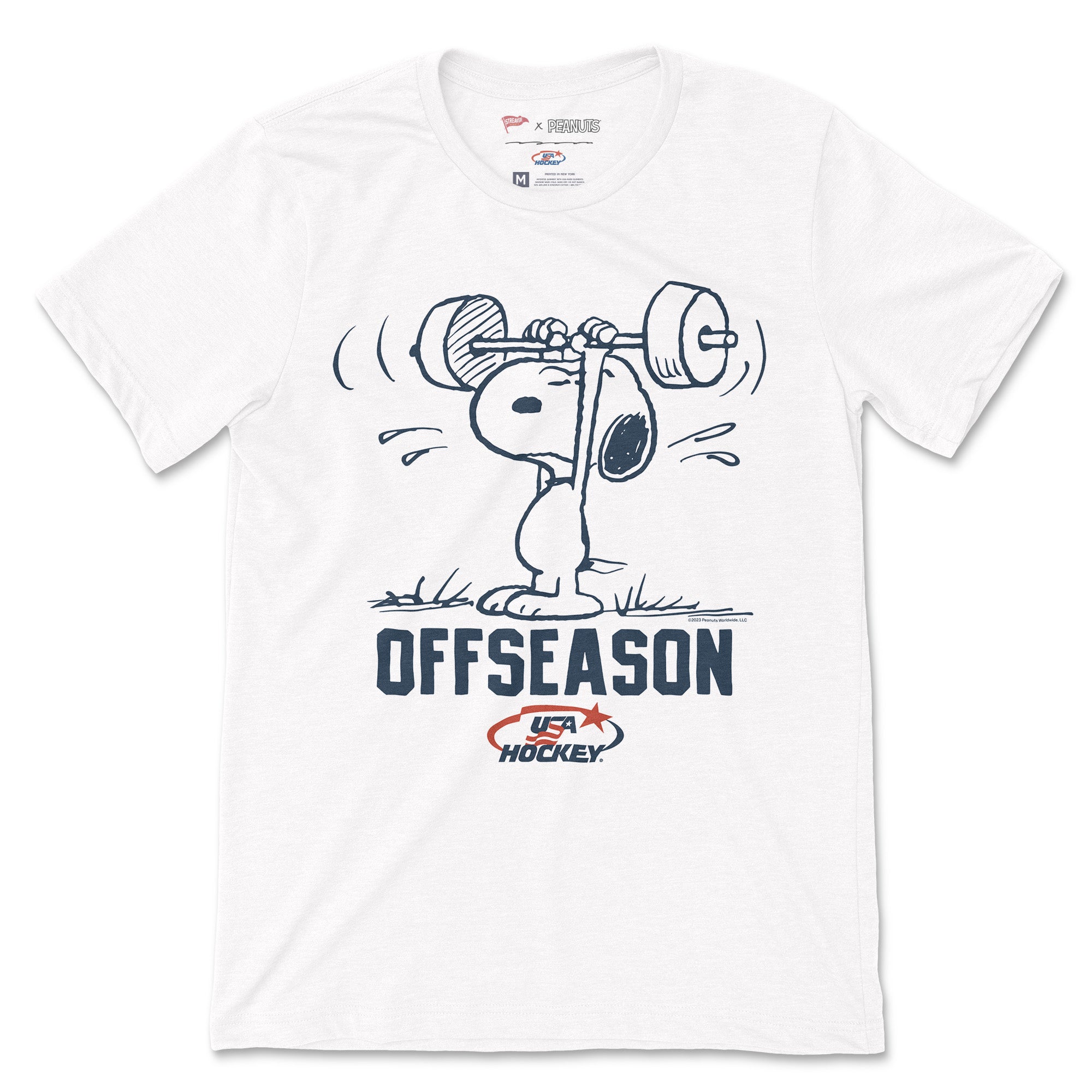 Limited Edition Peanuts x USA Hockey Offseason Tee Streaker Sports