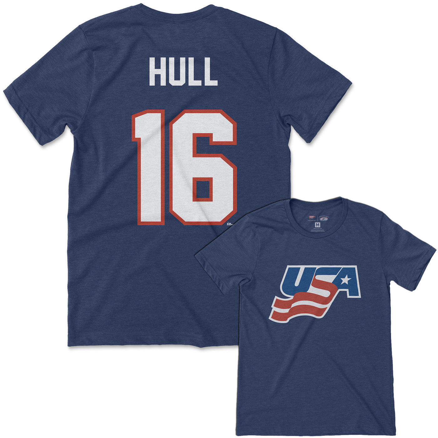 Team USA Brett Hull Jersey Tee - Streaker Sports