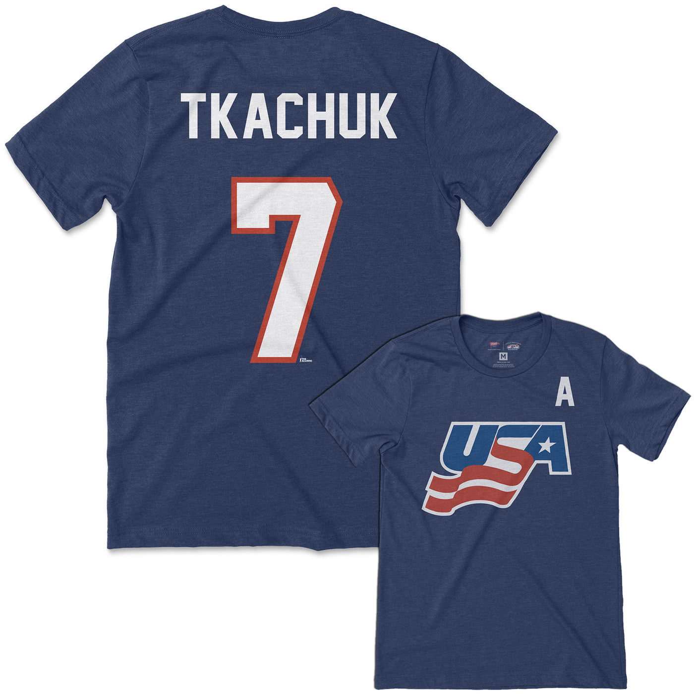 Team USA Keith Tkachuk Jersey Tee - Streaker Sports