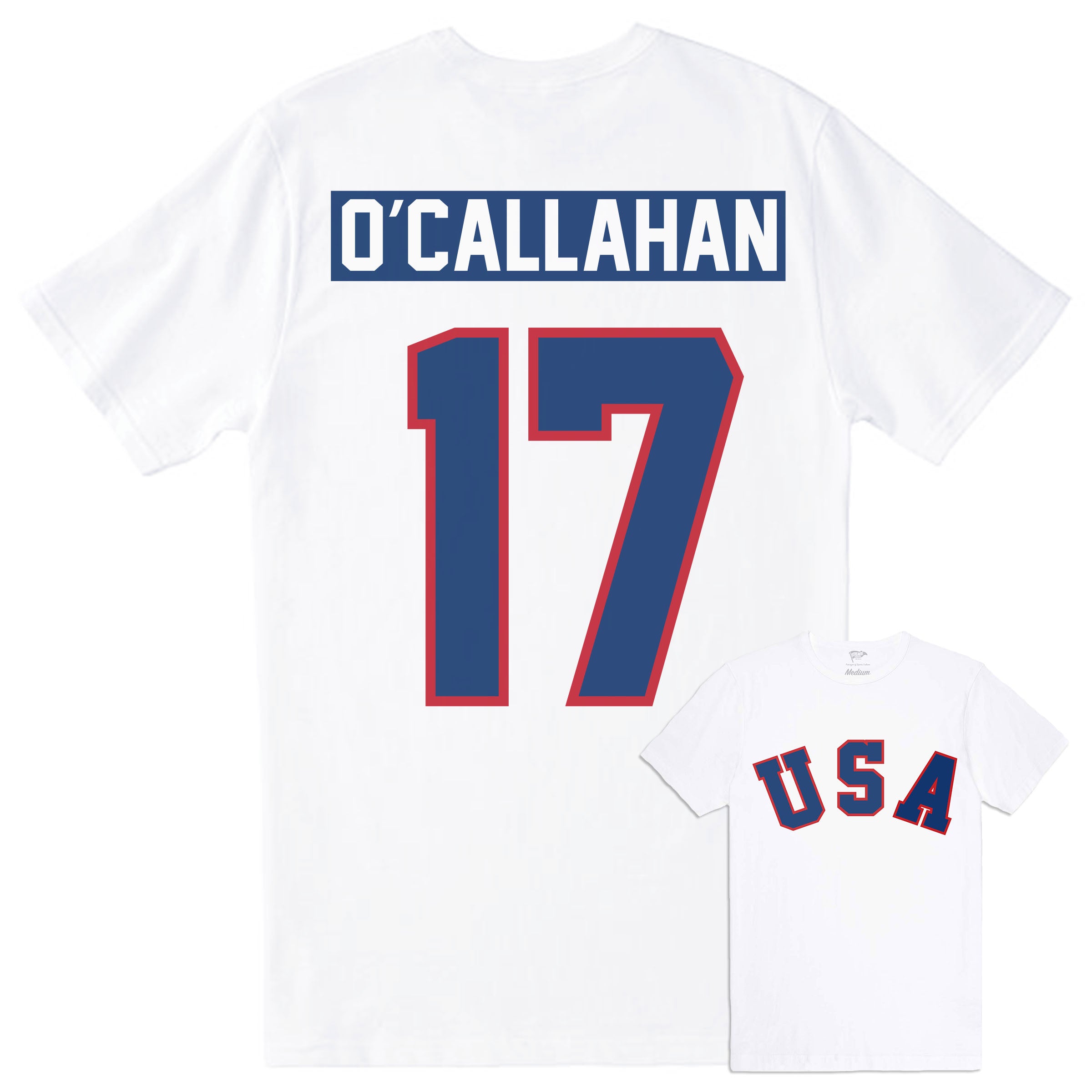 1980 USA Hockey Jersey Jack O'Callahan