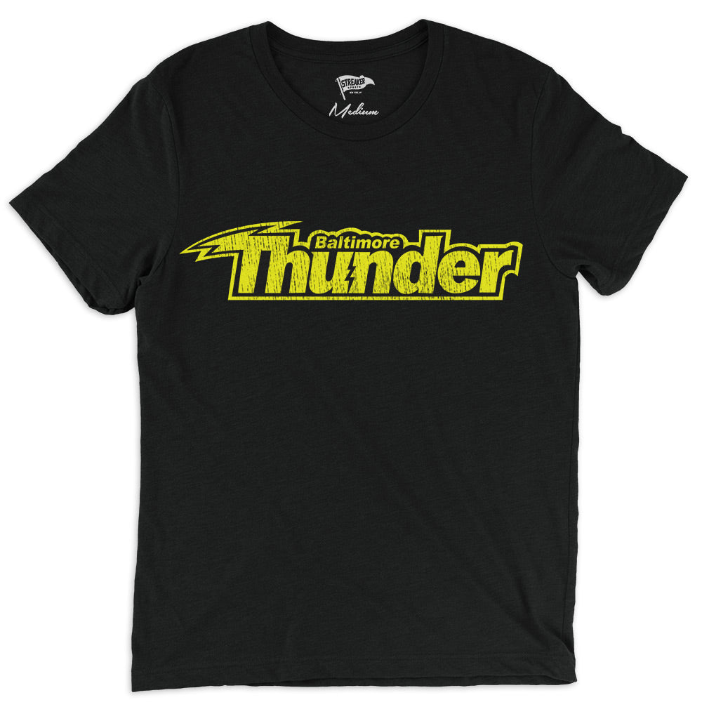 Streaker Sports 1987 Baltimore Thunder Lacrosse Tee - Relive