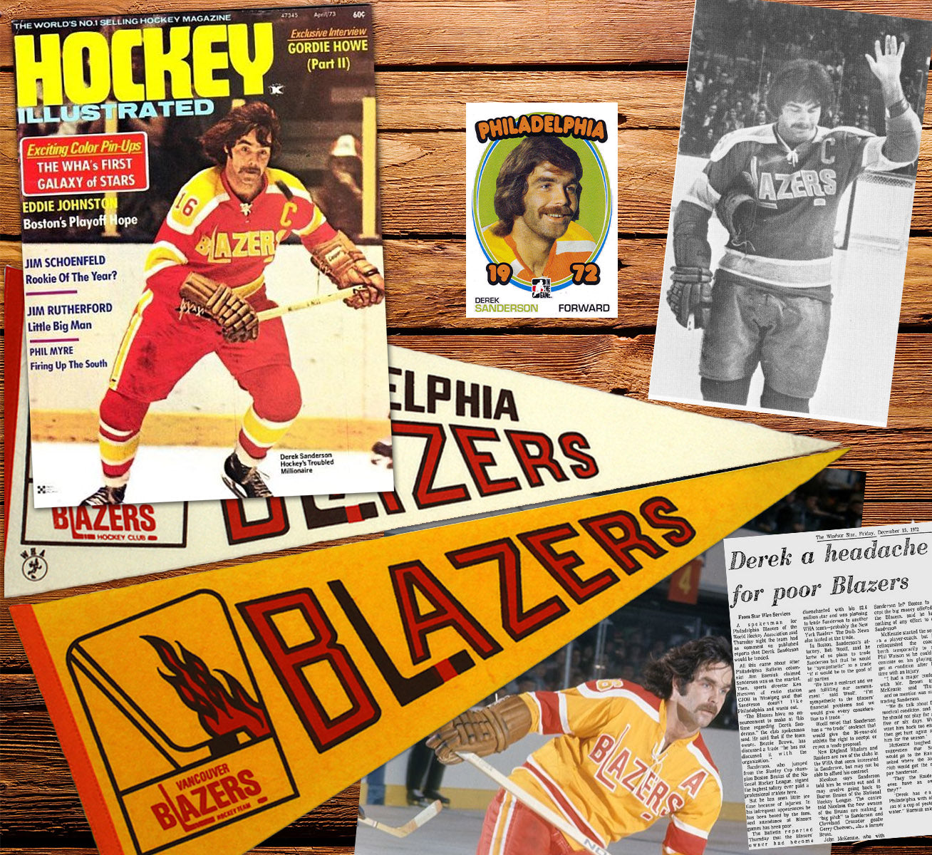 1973 Philadelphia Blazers Tee - Streaker Sports