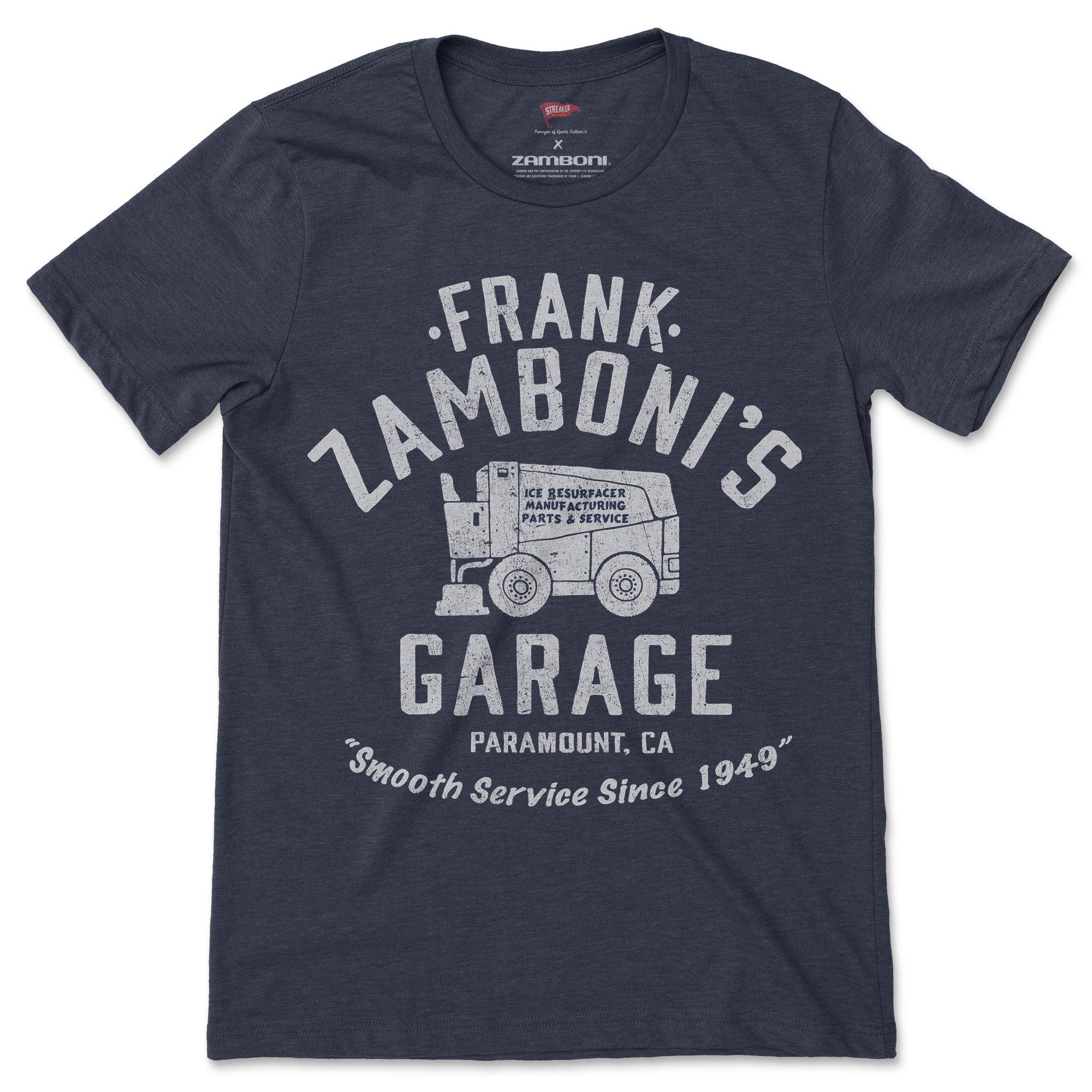 Frank Zamboni's Garage Tee Vintage Zamboni Company Shirt with
