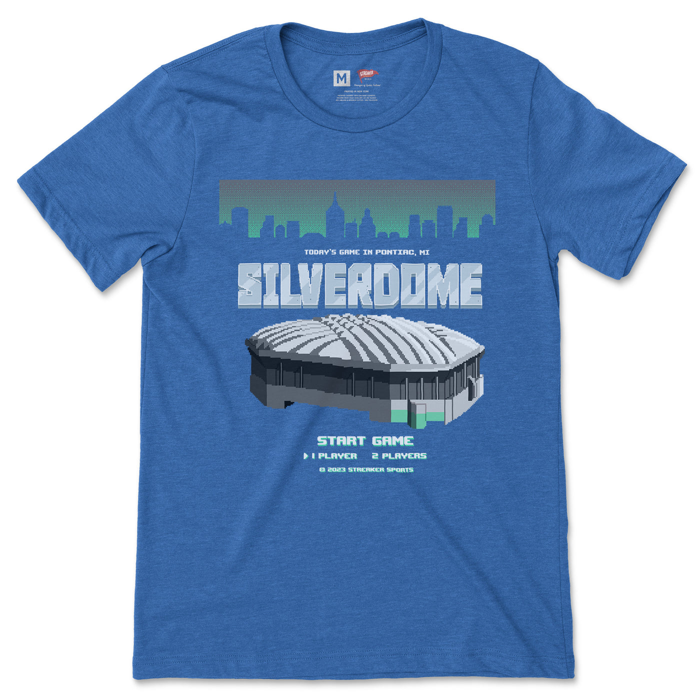 Silverdome 8-bit Tee - Streaker Sports