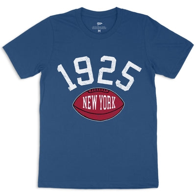 1925 New York Football Founding Year Tee - Streaker Sports