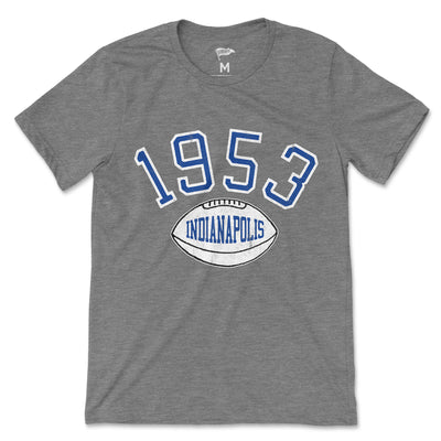 1953 Indianapolis Football Founding Year Tee - Streaker Sports