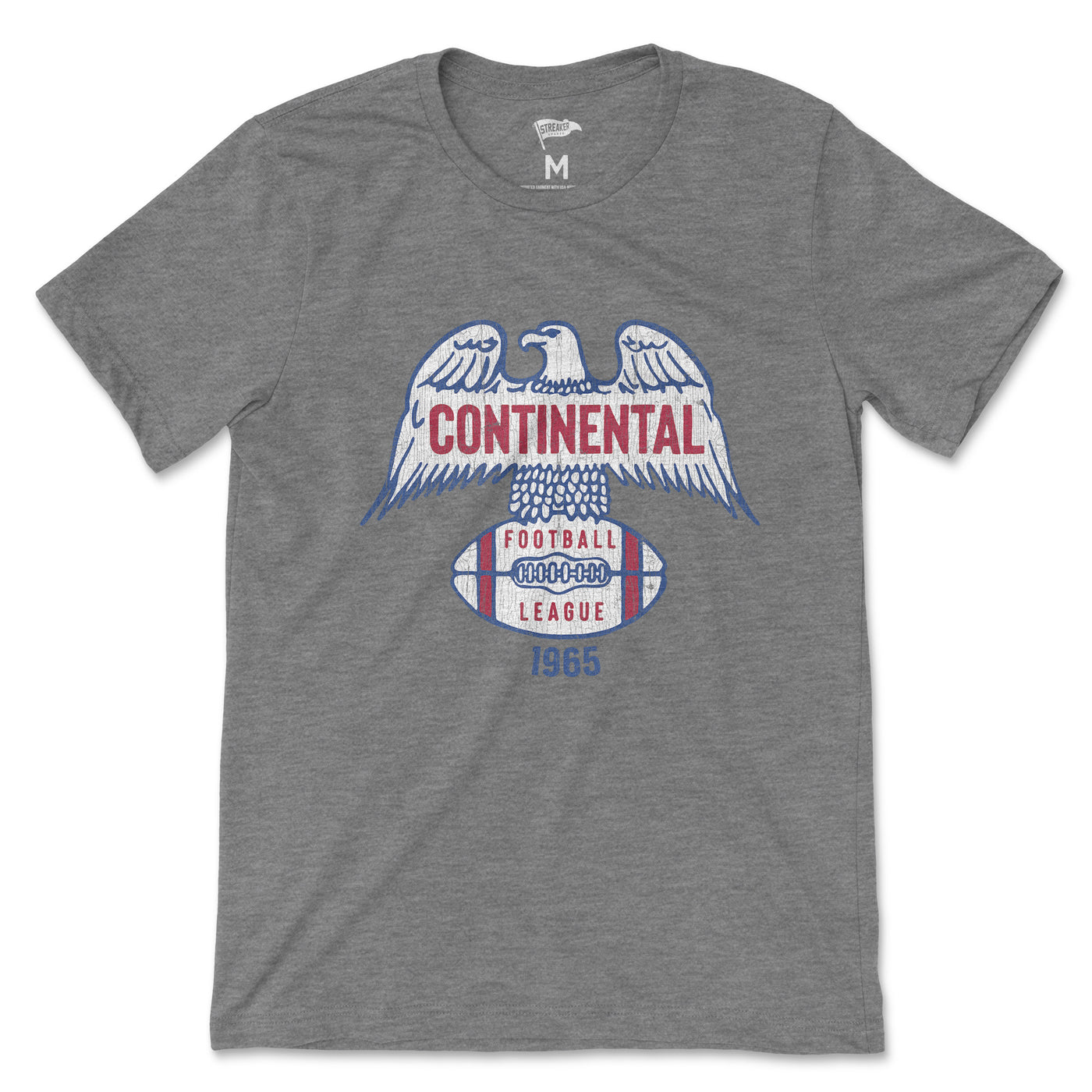 1965 Continental Football League Logo Tee - Streaker Sports