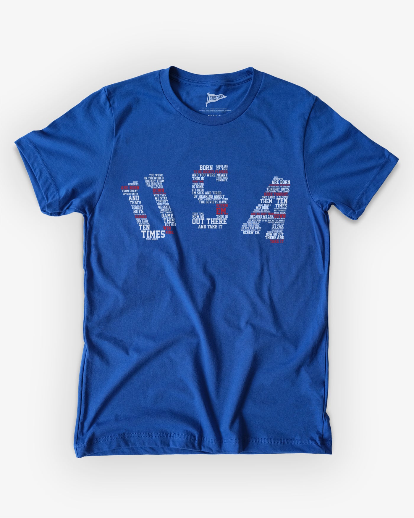1980 Herb Brooks Speech Tee | Vintage Hockey Moment Shirt