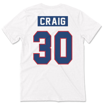 1980 Jim Craig Home Jersey Tee - Streaker Sports