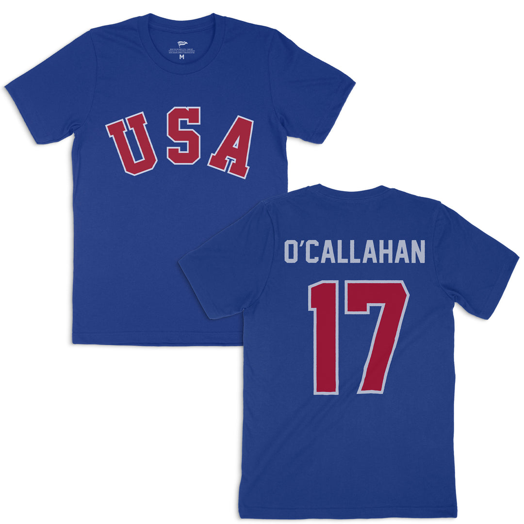 1980 Jack O'Callahan Away Jersey Tee - Embrace the Miracle on Ice