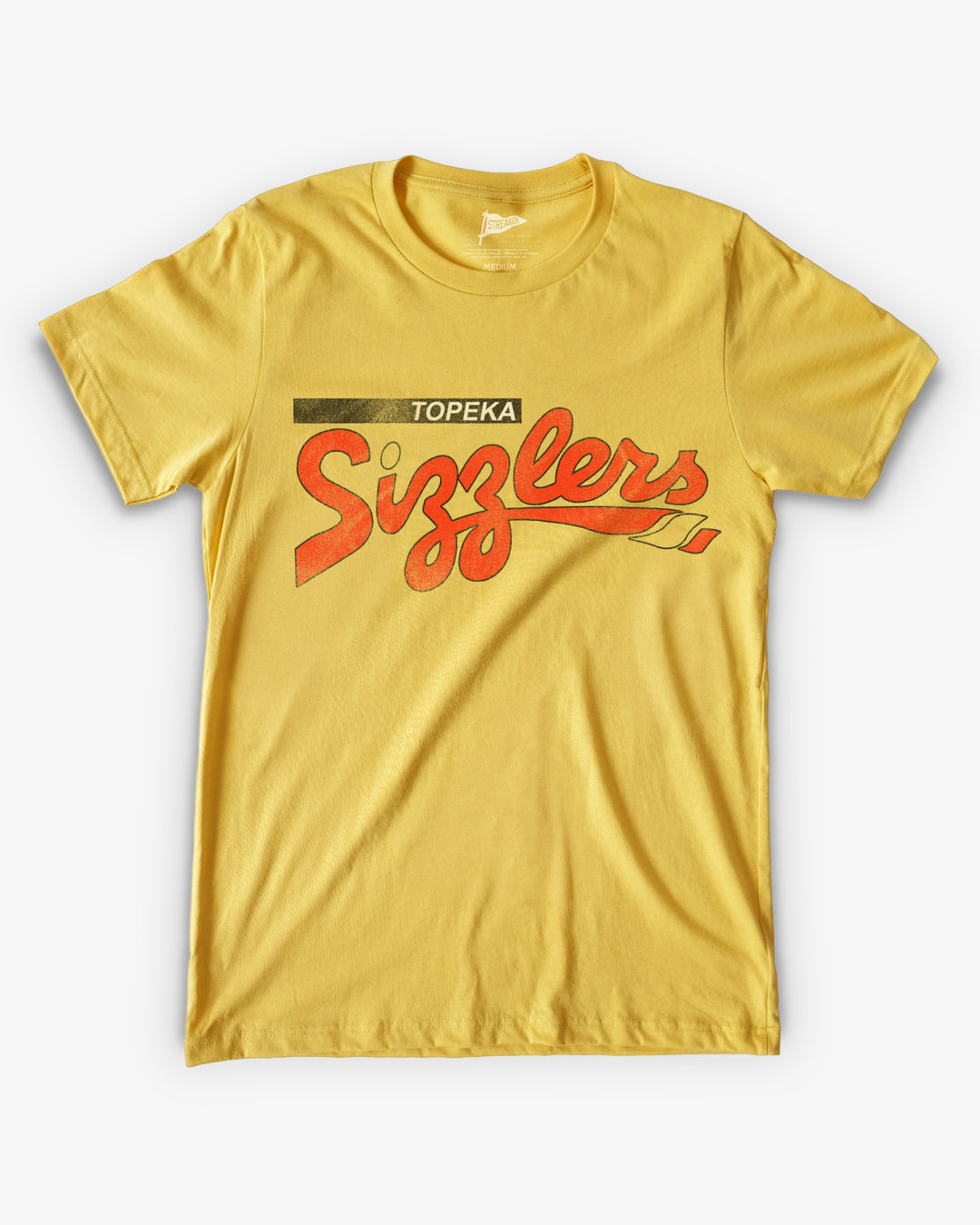 1985 Topeka Sizzlers Tee | Vintage CBA Champion Shirt - Streaker