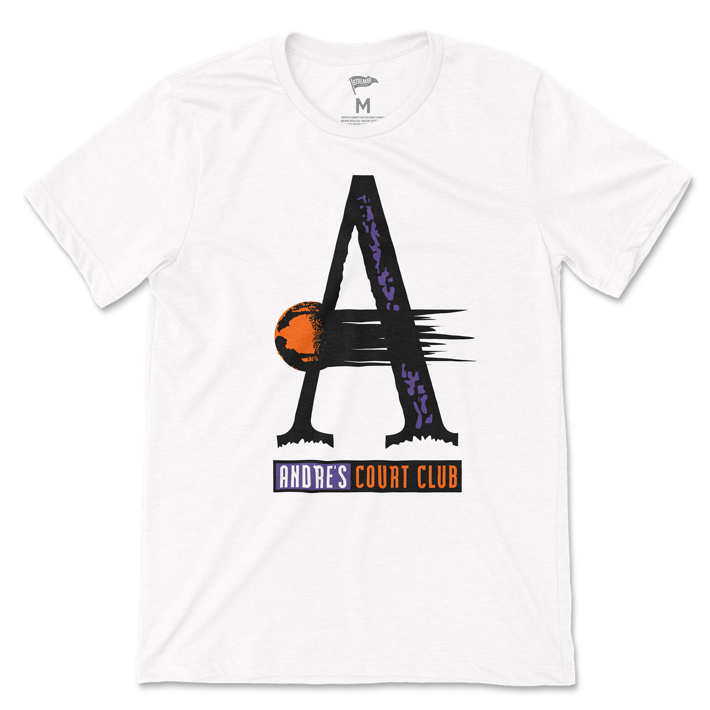 1991 Andre's Court Club Tee - Streaker Sports
