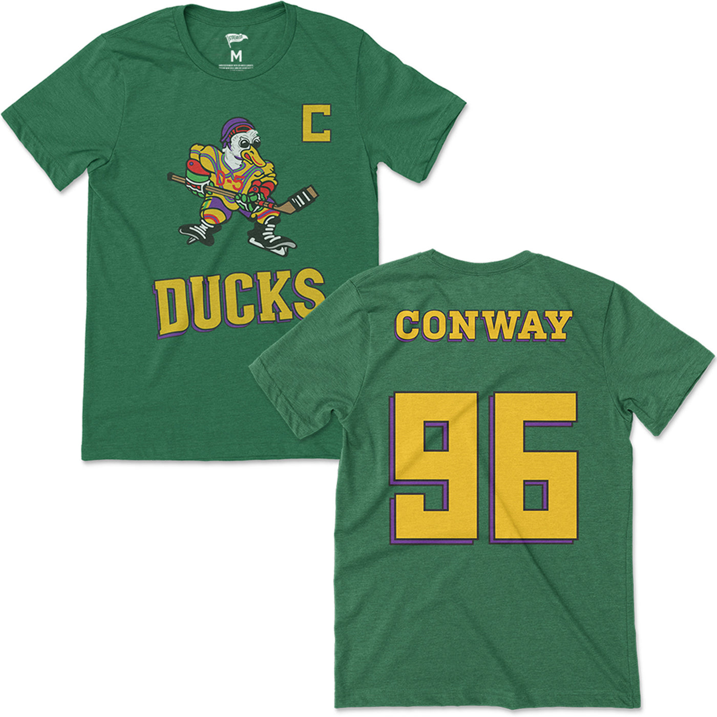 1992 Charlie Conway Ducks Jersey Tee