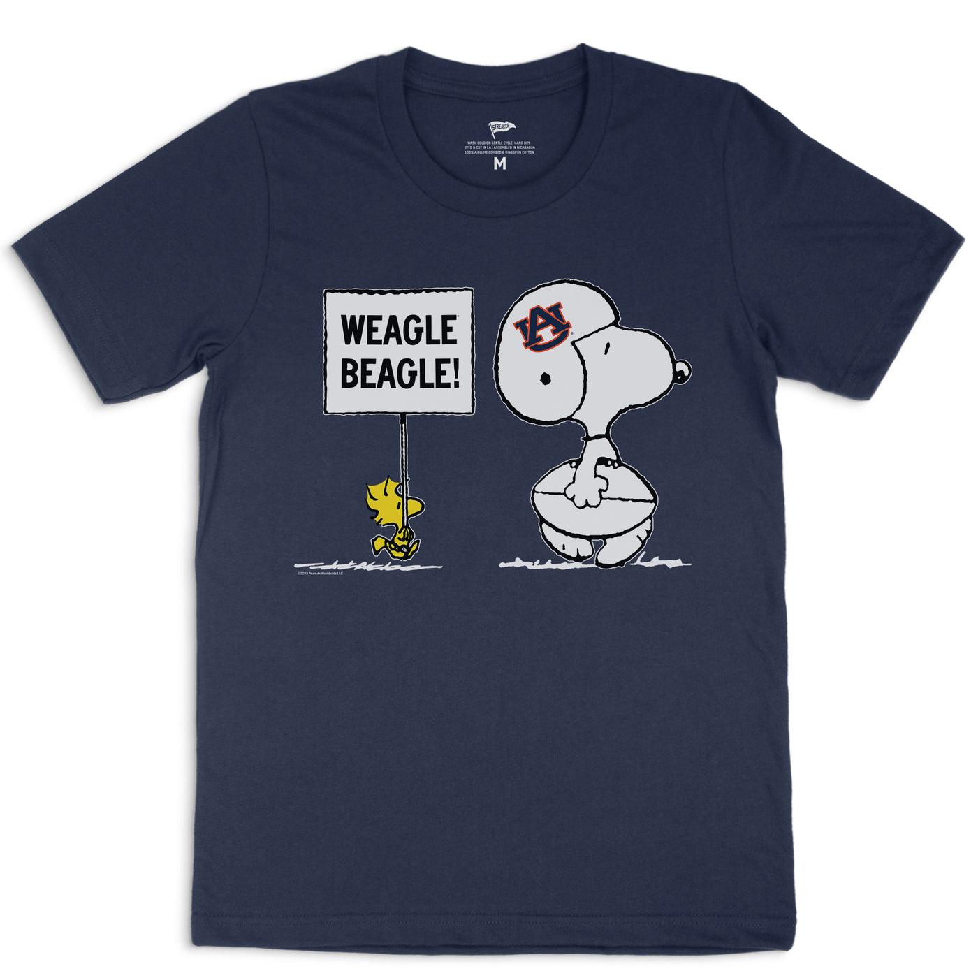 Peanuts x Auburn Weagle Beagle Football Tee