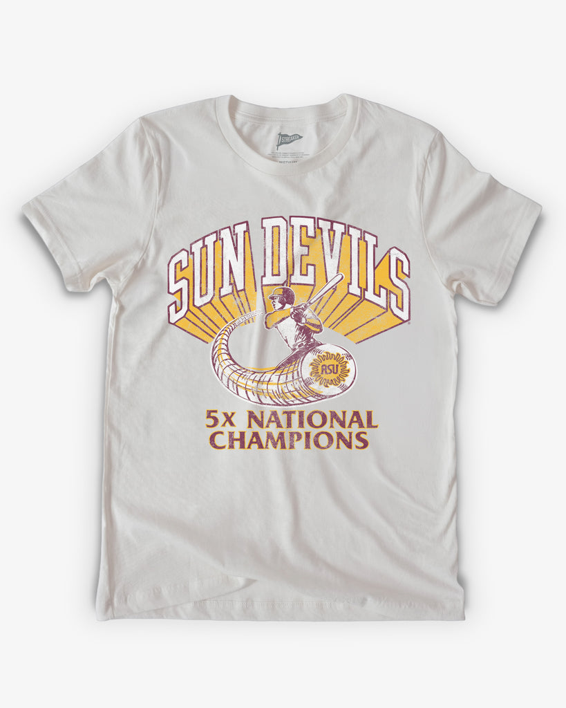 Arizona State Vintage Baseball Tee | College Vault Exclusive