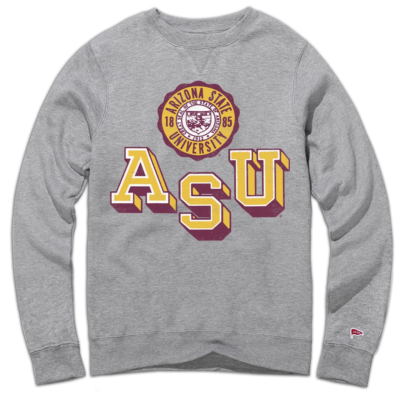 Arizona State Vintage Letterman Crewneck - Streaker Sports