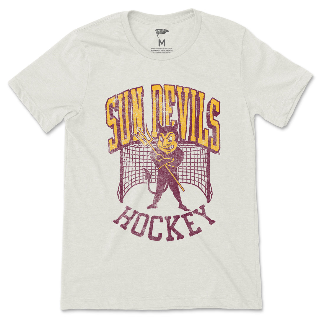 Arizona State Vintage Sparky Hockey Tee | College Vault
