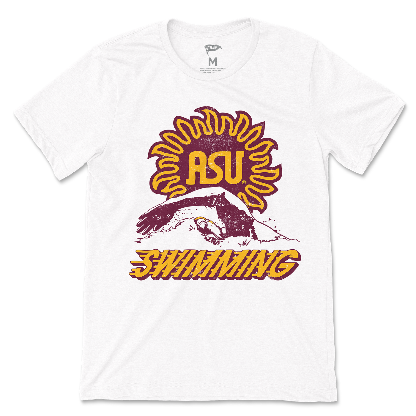 Arizona State Vintage Swimming Tee - Streaker Sports