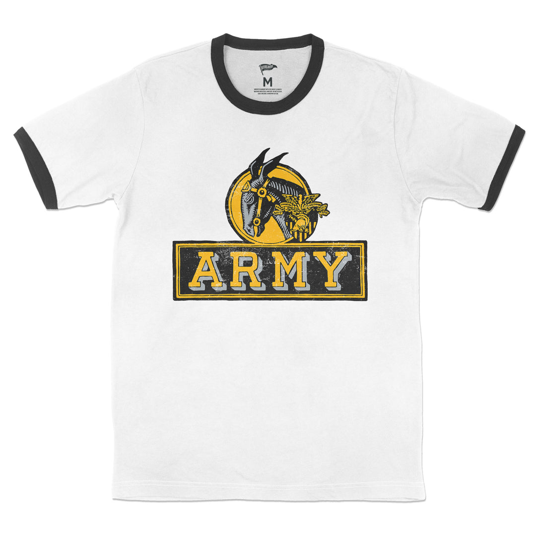 Army Vintage Mule Ringer Tee