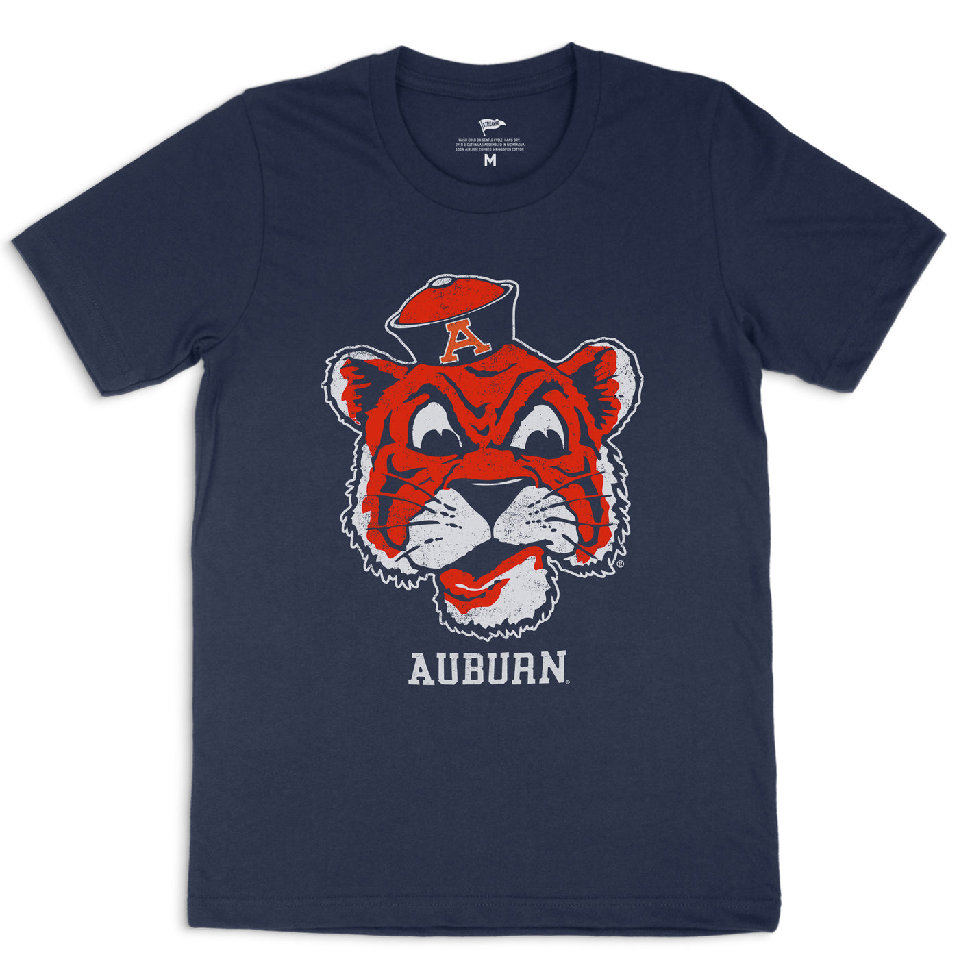 Auburn Vintage Beanie Tiger Tee