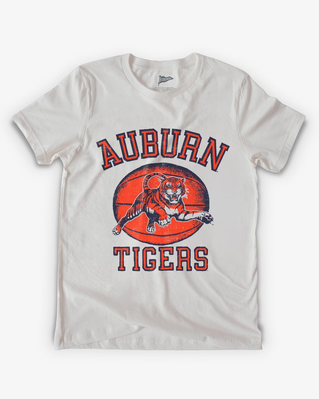 Auburn Vintage Basketball Tee College Vault Exclusive Streaker  