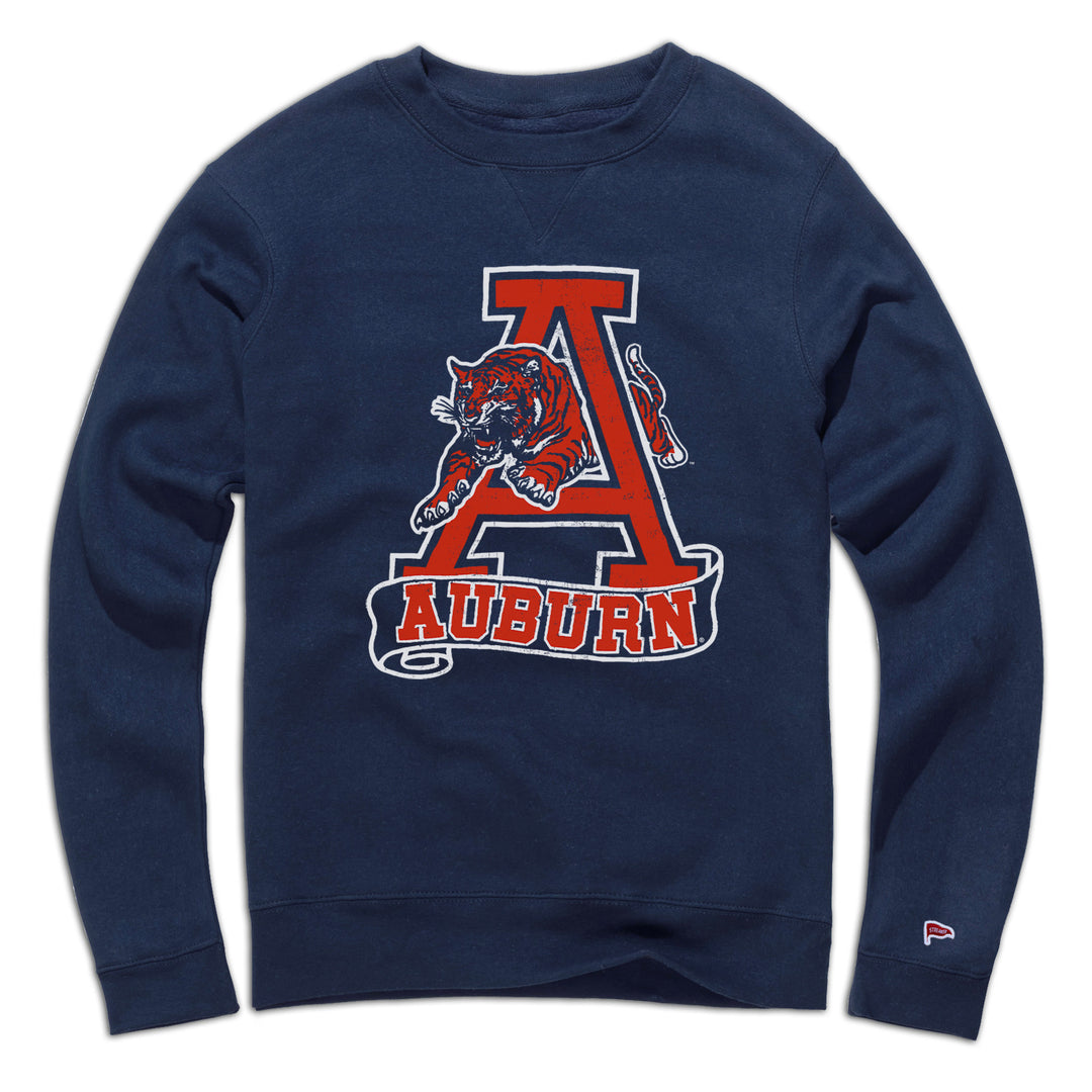 AuburnVintageLeapingTigerCrewn