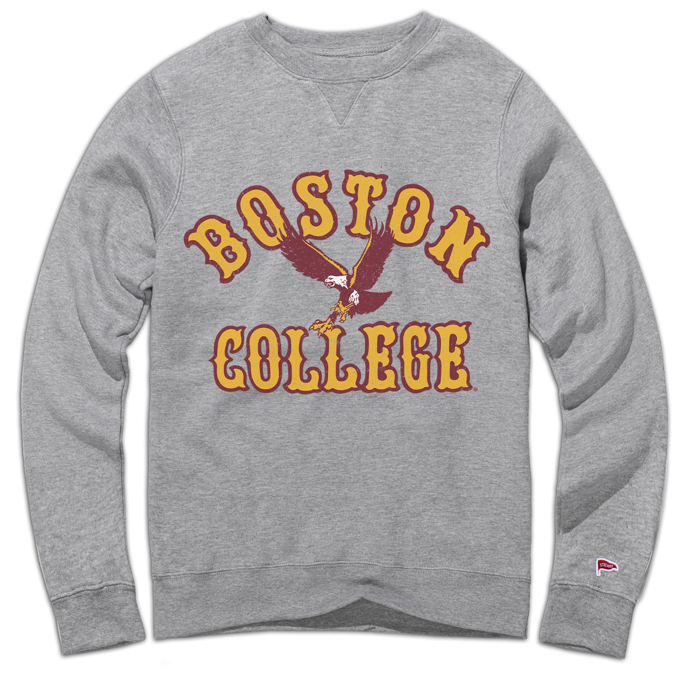 Boston College Vintage Campus Crewneck Sweatshirt - Streaker Sports