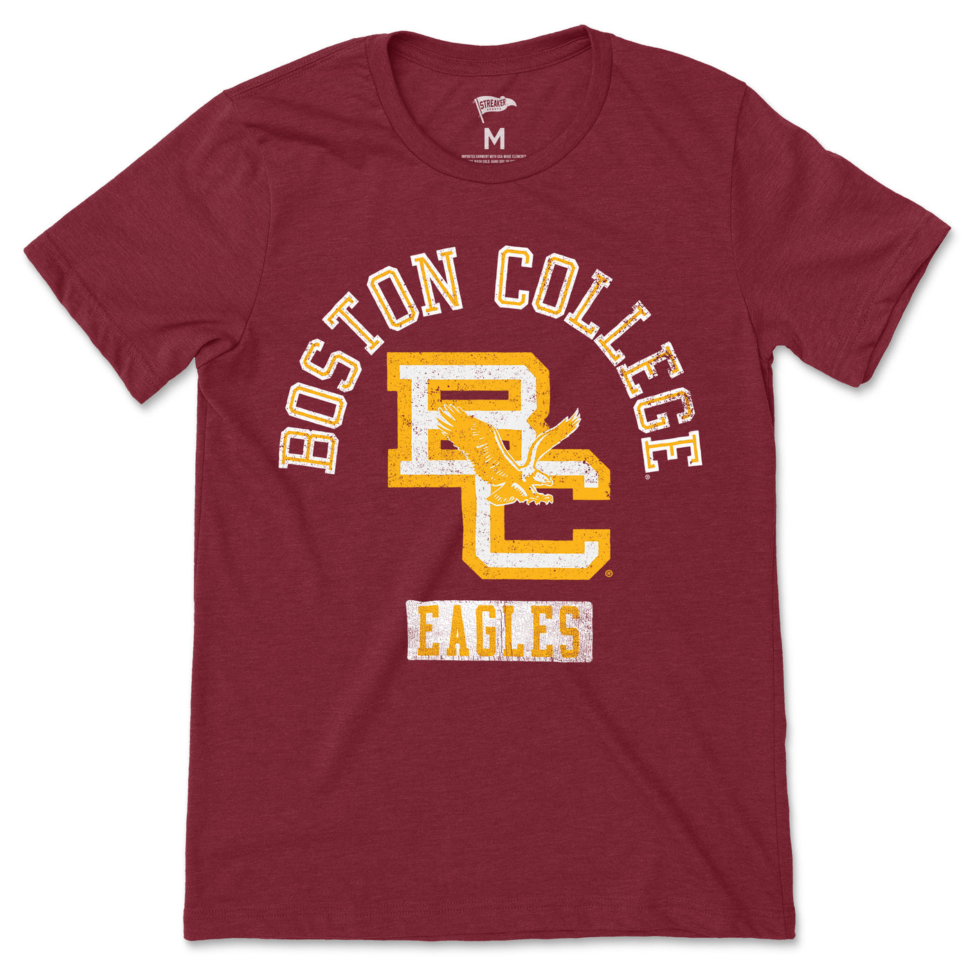 Boston College Vintage Campus Tee - Streaker Sports