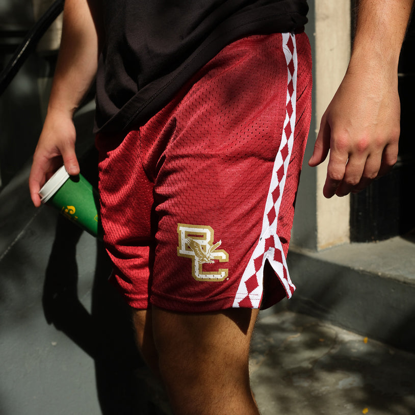 Boston College Vintage Mesh Lacrosse Shorts - Streaker Sports